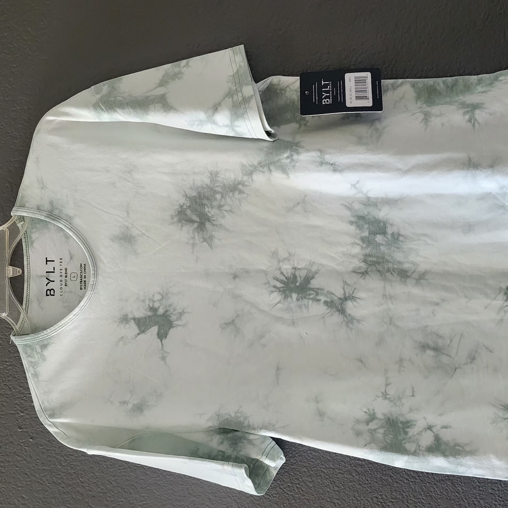Men's Green Tie-Dye Shirt